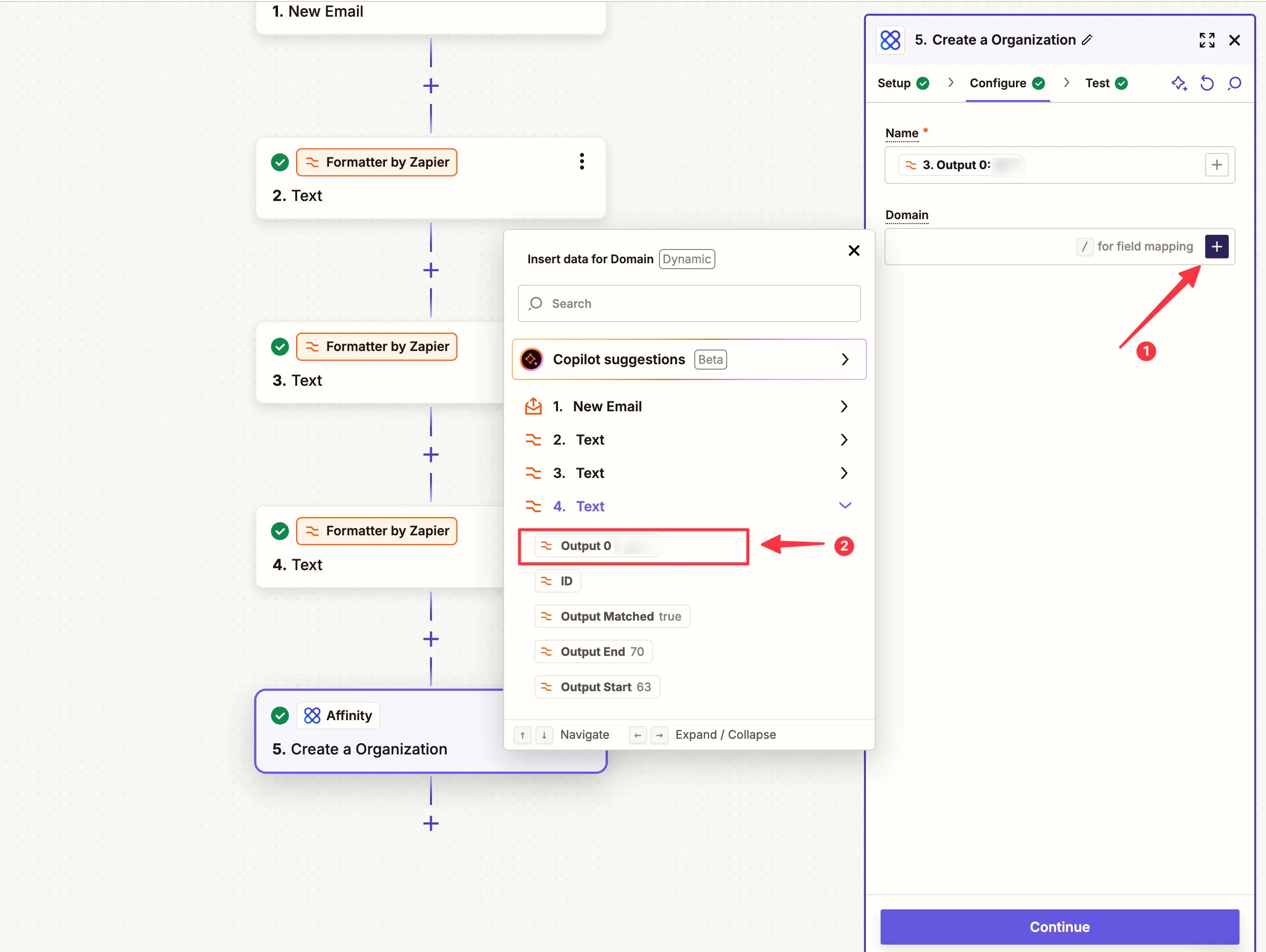 Find Organisation Setup